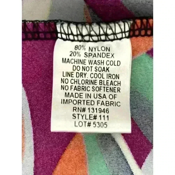 Jude Connally Sz S Megan Dress Retro Print Purple Stretch A-line Mod 60's Funky - Picture 16 of 16